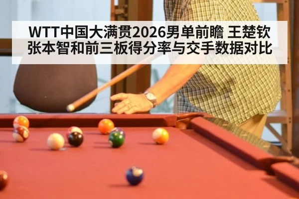 WTT中国大满贯2026男单前瞻 王楚钦张本智和前三板得分率与交手数据对比
